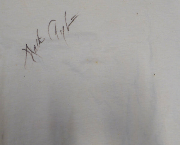 Bears Walter Payton Autographed White Hanes T-Shirt (Stains) Size M JSA #RR11972