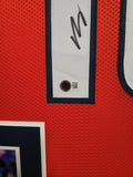 FRAMED DENVER BRONCOS BO NIX AUTOGRAPHED SIGNED JERSEY BECKETT HOLOGRAM