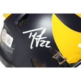 Ty Law Autographed/Signed Michigan Wolverines Mini Helmet Beckett 42364