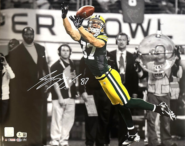 Packers SB XLV Champ JORDY NELSON Signed 16x20 Photo AUTO #20 - BAS