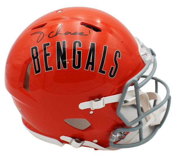 Ja'Marr Chase Signed Cincinnati Bengals Speed Authentic TB 1968-1979 NFL Helmet