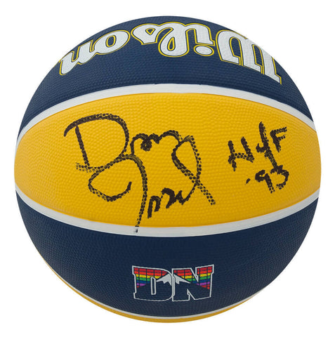 Dan Issel Signed Nuggets Wilson The City Full Size Basketball w/HOF'93 -(SS COA)