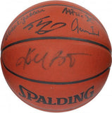 Los Angeles Lakers Legends Autographed Indoor/Outdoor Basketball 5 Signatures