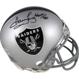 Howie Long Autographed/Signed Oakland Raiders VSR4 Mini Helmet HOF Beckett 27183