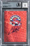 Raptors Chris Bosh Signed 1994 Hoops #418 Card Auto Graded Mint 10! BAS Slabbed