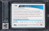 Rangers Joey Gallo Signed 2013 Topps Pro Debut #192 RC Card Auto 10! BAS Slabbed