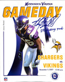 Adrian Peterson Autographed Minnesota Vikings Magazine Beckett 43099