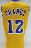 Don Chaney Signed Los Angeles Lakers Jersey (Beckett) 2xNBA Champion 1969 & 1974