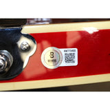 Michael J. Fox Autographed Back to The Future Grote Guitar Beckett Witness 57890