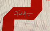 San Francisco 49ers Frank Gore Autographed White Jersey Beckett BAS QR #W534758