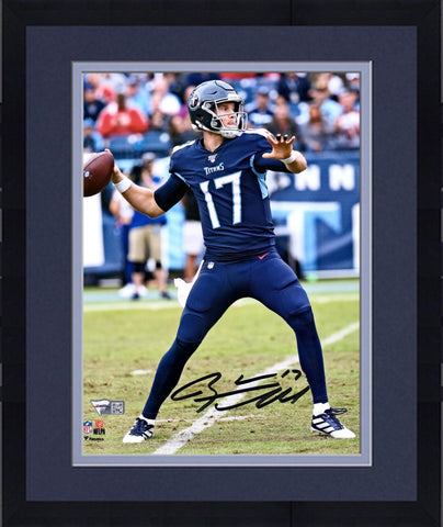 Framed Ryan Tannehill Tennessee Titans Signed 8" x 10" Vertical Photo