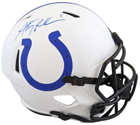 Colts Anthony Richardson Signed Lunar Full Size Speed Rep Helmet Fanatics