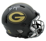 Brett Favre Signed Green Bay Packers Speed Authentic Salute to Service 4 Helmet