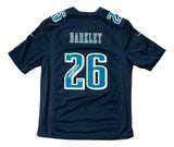 Saquon Barkley Signed Eagles Super Bowl 59 LIX Black Nike Jersey PSA 3C89561