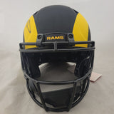 AARON DONALD SIGNED LA RAMS F/S ECLIPSE SPEED AUTHENTIC HELMET BECKETT QR