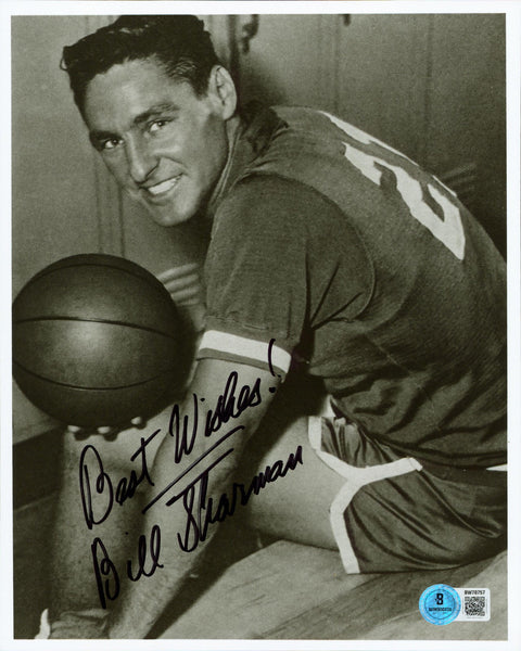 Celtics Bill Sharman "Best Wishes!" Authentic Signed 8x10 Photo BAS #BW70757