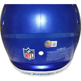 Eric Dickerson Marshall Faulk Signed LA Rams Authentic Helmet HOF BAS 42337