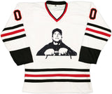 CHRISTMAS VACATION CHEVY CHASE AUTOGRAPHED SIGNED WHITE JERSEY JSA STOCK #230659