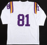 Carl Eller Signed Minnesota Vikings Throwback Jersey Inscribed HOF 04 (JSA) D.E.