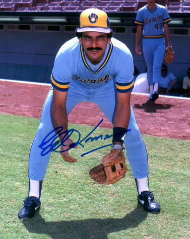 Brewers Infielder ED ROMERO Signed 8x10 Photo #4 AUTO - 1982 World Series