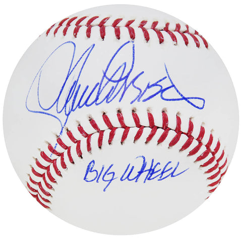 Lance Parrish Signed Rawlings Official MLB Baseball w/Big Wheel - (SCHWARTZ COA)