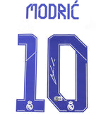 Luka Modric Signed Real Madrid FC Home White Soccer Jersey #10 Beckett Hologram