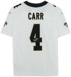 Framed Derek Carr New Orleans Saints Autographed Nike Black Limited Jersey