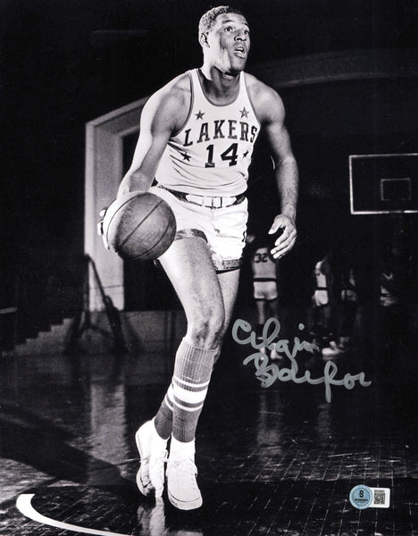 Elgin Baylor Autographed 11x14 Photo Los Angeles Lakers Beckett BAS QR #SB30682