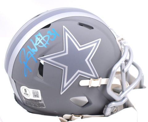 Roy Williams Autographed Dallas Cowboys Slate Speed Mini Helmet-Beckett W Holo