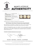 Rick Dempsey, Kevin Brown & Claude Osteen Signed OML Baseball BAS #AE64185
