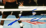 Sugar Ray Leonard Signed 8x10 Boxing Punch Horizontal Photo BAS