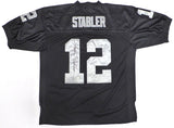 Raiders Ken Stabler Autographed Authentic Mitchell & Ness Jersey Beckett BS30314