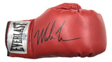 Mike Tyson Signed Red Everlast Right Hand Boxing Glove w/ Deluxe Case JSA