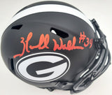 HERSCHEL WALKER AUTOGRAPHED GEORGIA ECLIPSE BLACK MINI HELMET BECKETT 185877