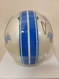 AIDAN HUTCHINSON SIGNED DETROIT LIONS SPEED MINI HELMET BECKETT QR