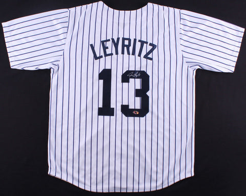 Jim Leyritz Signed Yankees Jersey (MAB Holo) 2x World Series champion 1996,1999