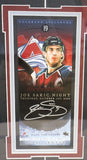 Joe Sakic Night Autographed Ticket Display with Photo & Engraved Plaque - JSA Ce