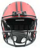 James Cook Autographed Bufalo Bills F/S Rave Speed Helmet- Beckett W Holo *White