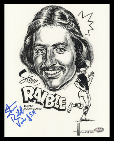 Steve Raible Autographed Signed 8x10 Photo Seattle Seahawks MCS Holo #63401