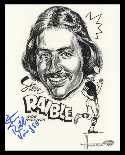 Steve Raible Autographed Signed 8x10 Photo Seattle Seahawks MCS Holo #63401