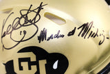 Kordell Stewart Autographed Colorado Buffaloes Mini Helmet Miracle Beckett 52830