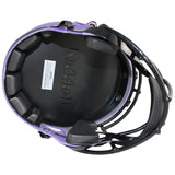 Justin Jefferson Autographed Minnesota Vikings F/S Rave Helmet Beckett WIT 52895