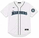 Seattle Mariners Ken Griffey Jr. Signed White Nike Jersey Size L Beckett Witness