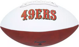 Brock Purdy San Francisco 49ers Autographed Franklin White Panel Football
