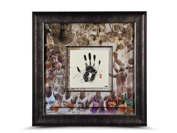 SHAQUILLE O'NEAL 'SHAQ' Hand Signed Framed "Tegata" 36 x 36 Collage UDA LE 34