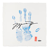 Michael Jordan Autographed UNC Tegata Lithograph