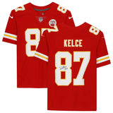 Travis Kelce Kansas City Chiefs Autographed Red Nike Limited Jersey