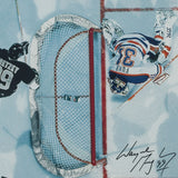 Wayne Gretzky Autographed "Aerial Assault" 16 x 20