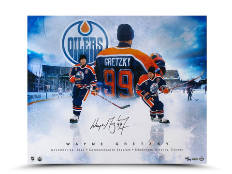 Wayne Gretzky Autographed "One More Time" Photo