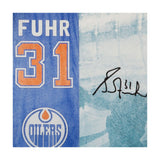 Wayne Gretzky and Grant Fuhr Dual Autographed Edmonton Oilers 20 x 24 Canvas